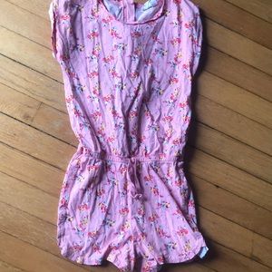 Gap Flowered Romper with zipper